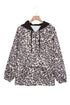 Leopard Plus Size Active Leopard Print Hoodie
